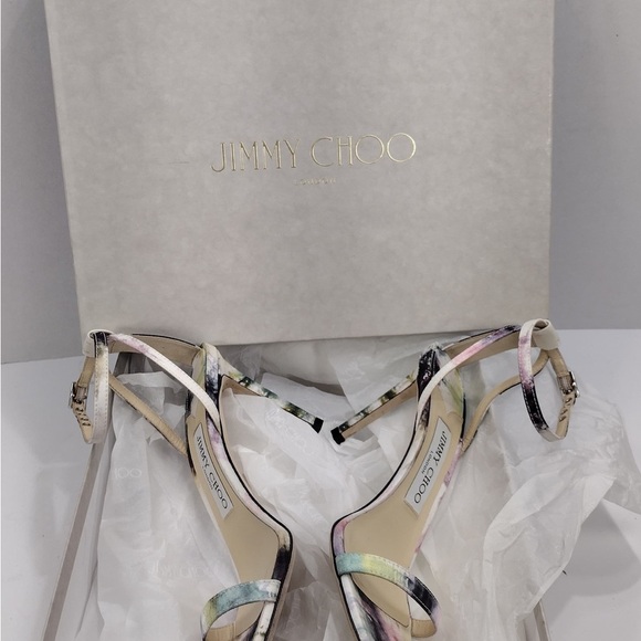 Jimmy Choo Multicolor Women's Sandals size 6.5 pre owned Exellent condition - Picture 15 of 16